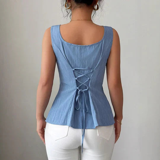 Ivy Manhattan | Elegant Top Rita Sleeveless