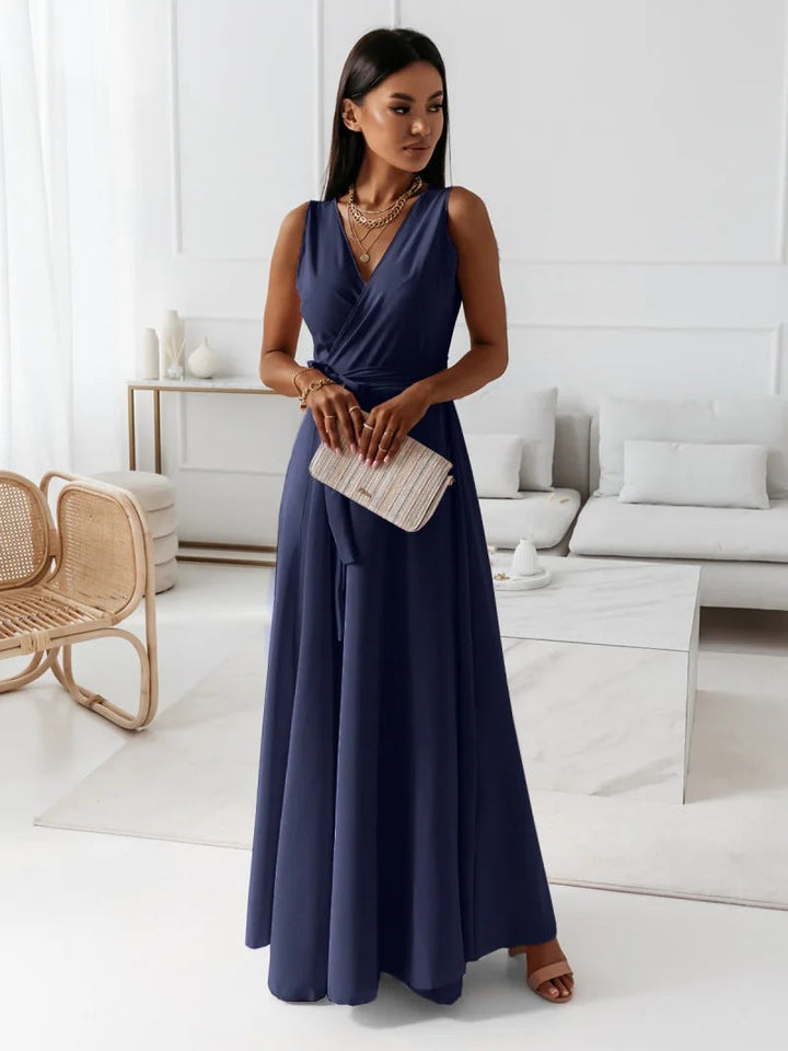 Ivy Manhattan | Annabelle Solid Long Dress