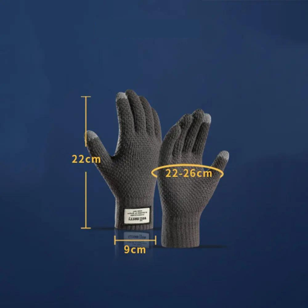 Knitted Touchscreen Gloves for Women and Men | Ideal for Winter