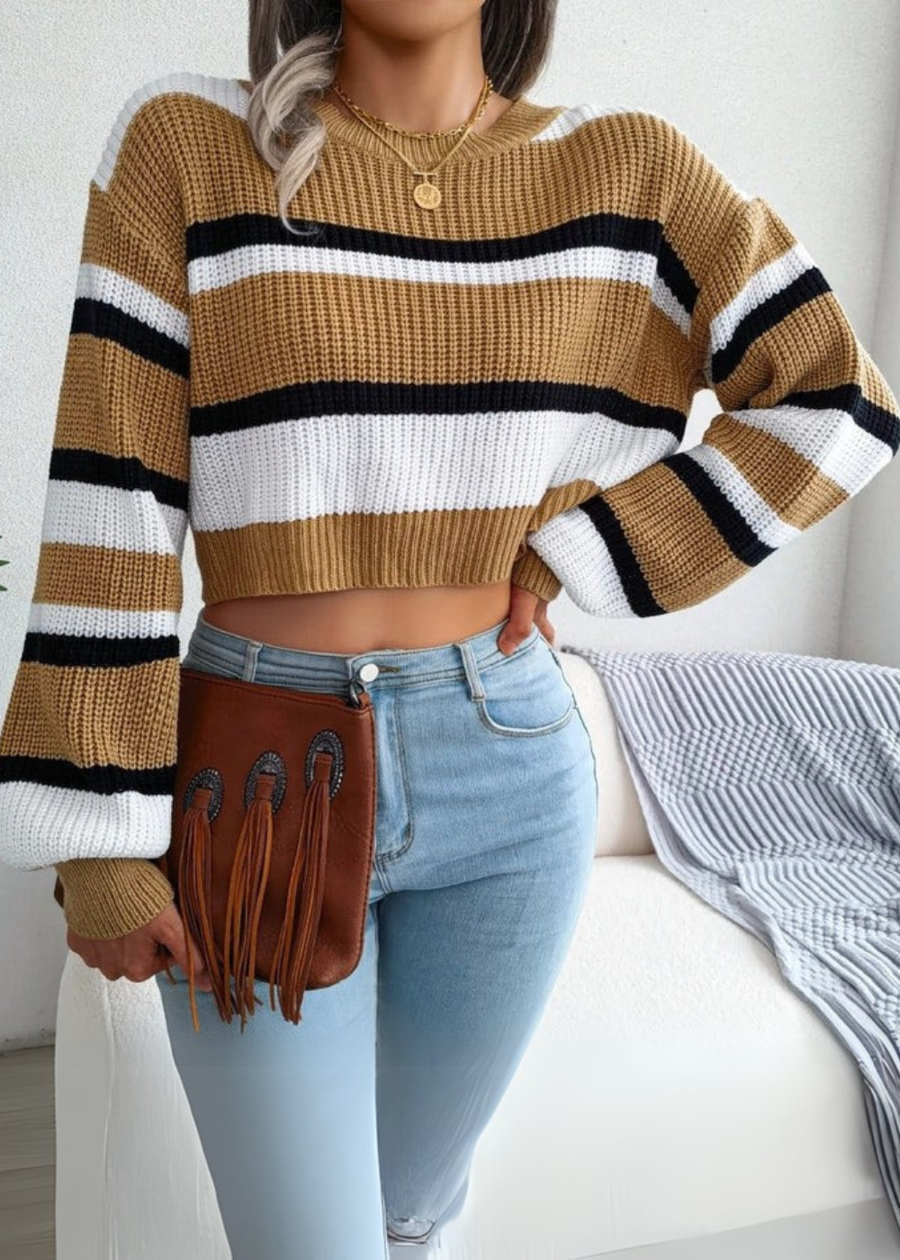 Ivy Manhattan | Cropped Striped