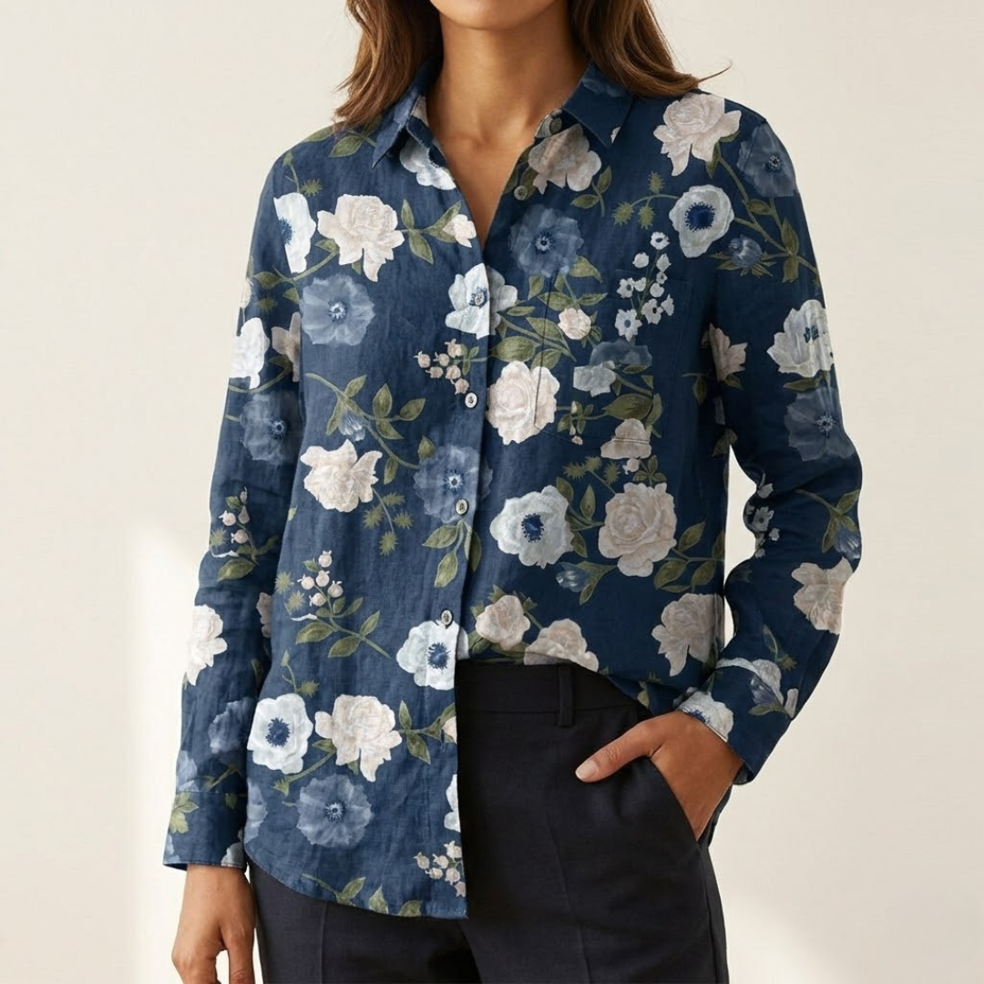 Ivy Manhattan | Linen Patterned Shirt