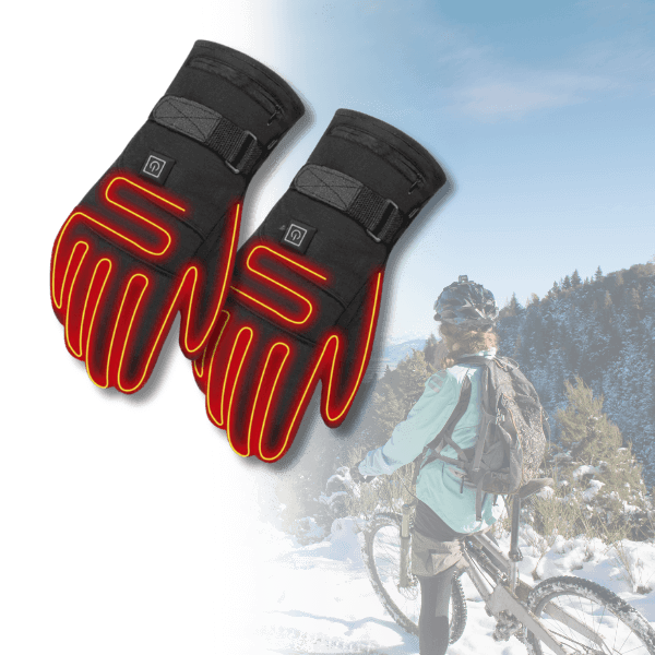 Electric Heating Gloves with Temperature Control for Men and Women | Ideal for Outdoor Activities
