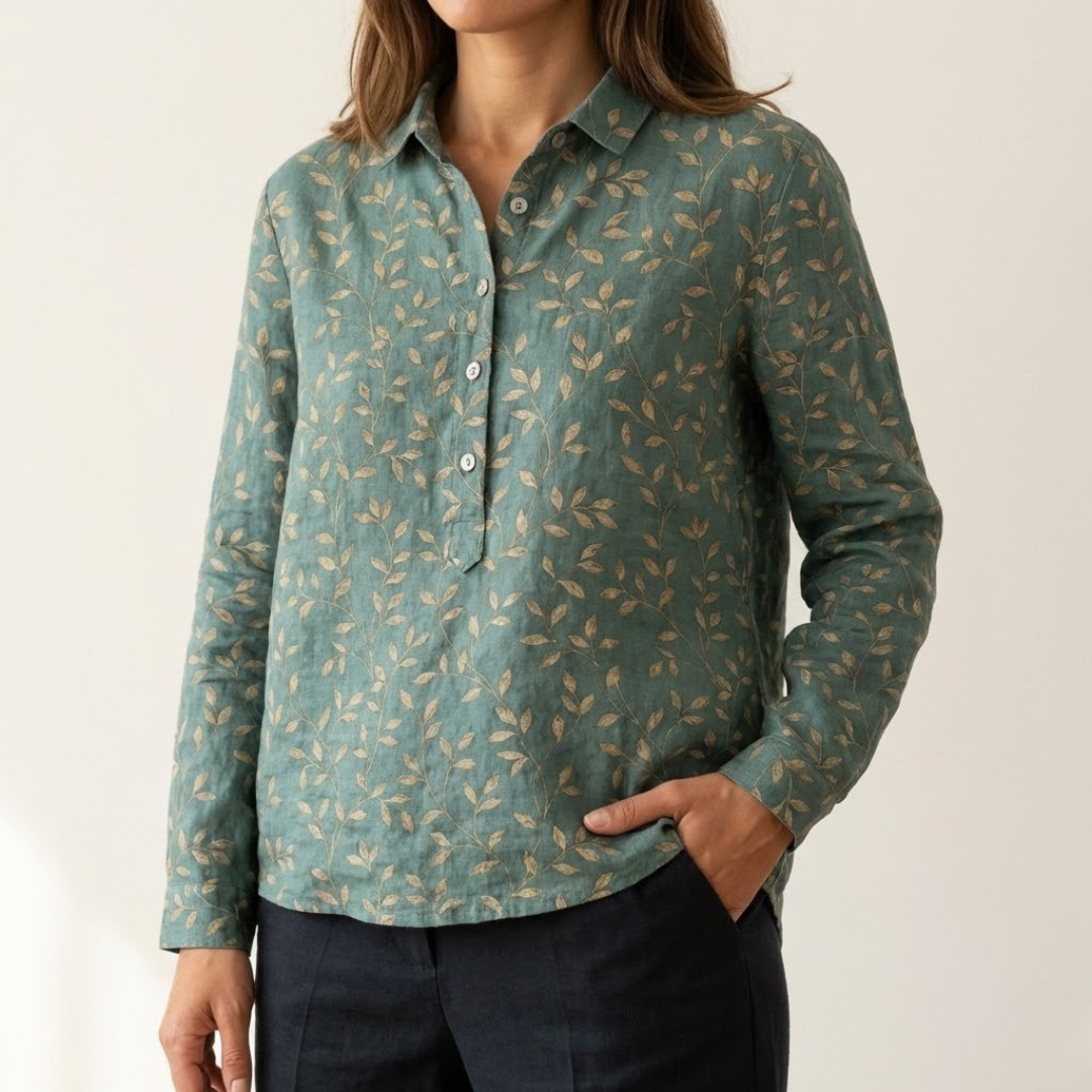 Ivy Manhattan | Linen Patterned Shirt