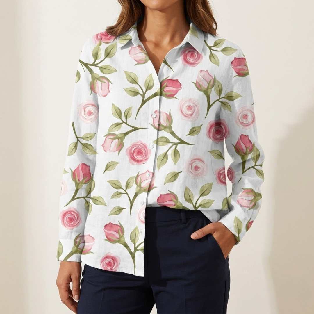 Ivy Manhattan | Linen Patterned Shirt