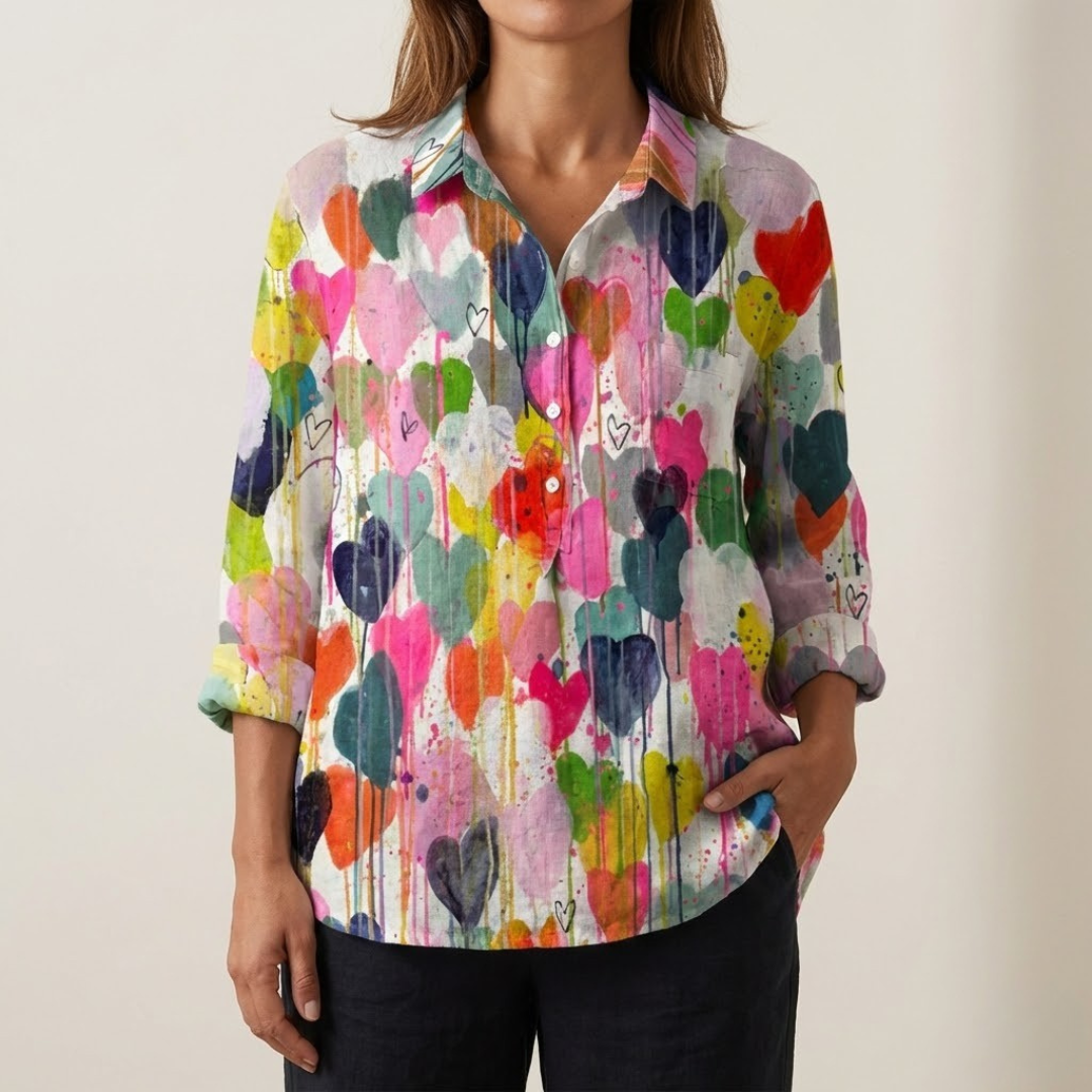 Ivy Manhattan | Linen Patterned Shirt