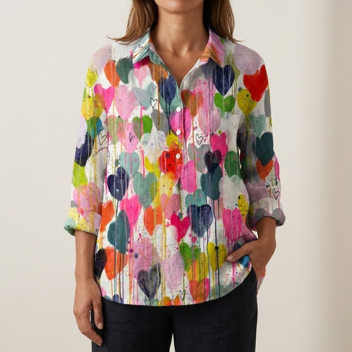 Ivy Manhattan | Linen Patterned Shirt