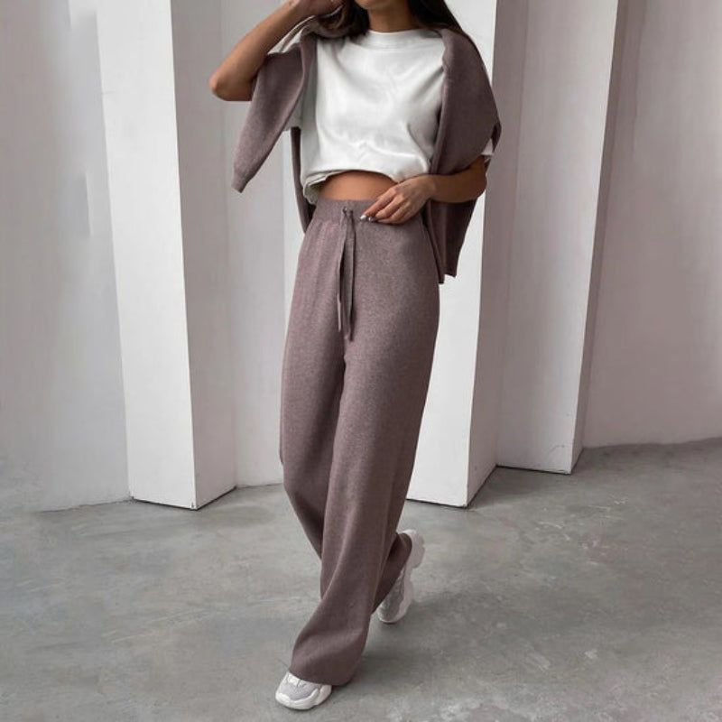Belinda | Women's Wide Leg Two-Piece Set