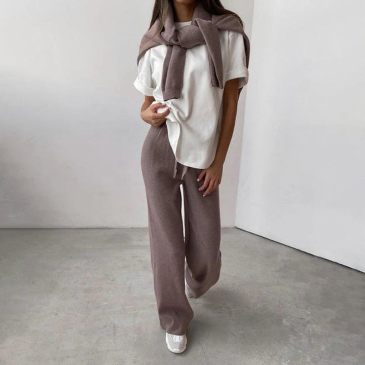 Belinda | Women's Wide Leg Two-Piece Set