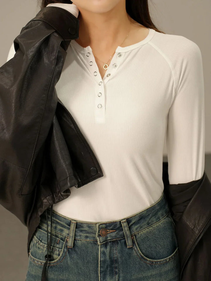 Ivy Manhattan | Button Top