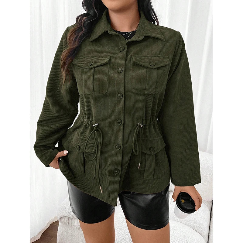 Ivy Manhattan | Mireya Corduroy Jacket Pockets