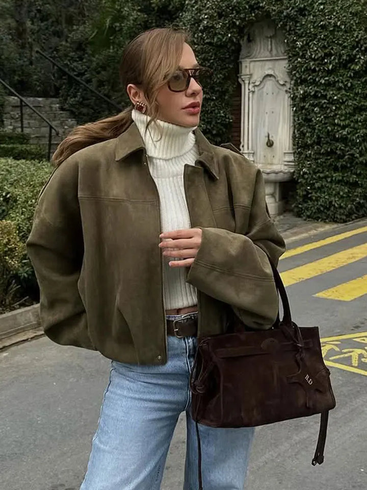 Malia | Stylish Green Transition Jacket for Women