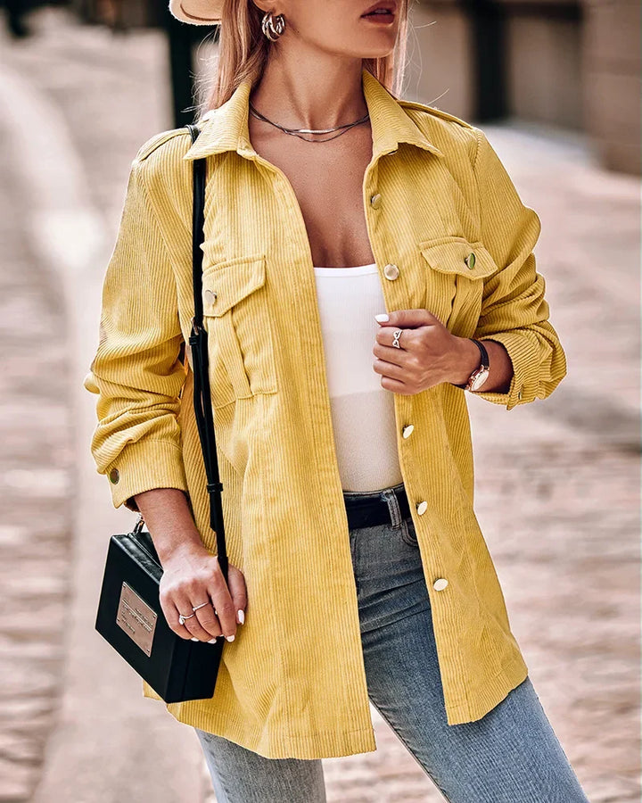 Indira | Elegant Corduroy Jacket for Women