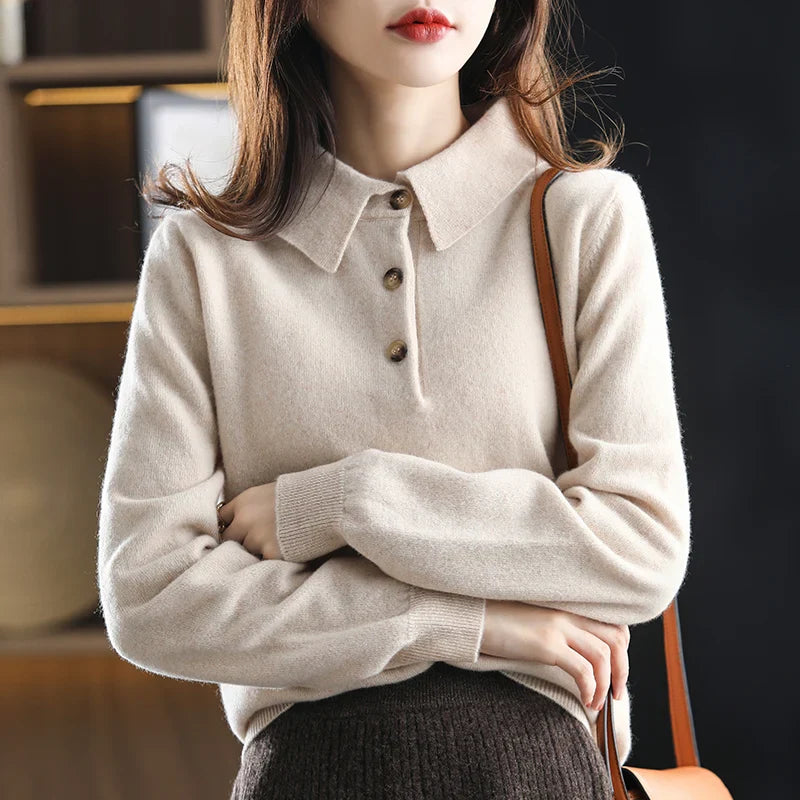 Ivy Manhattan | Madison Polo Wool Sweater