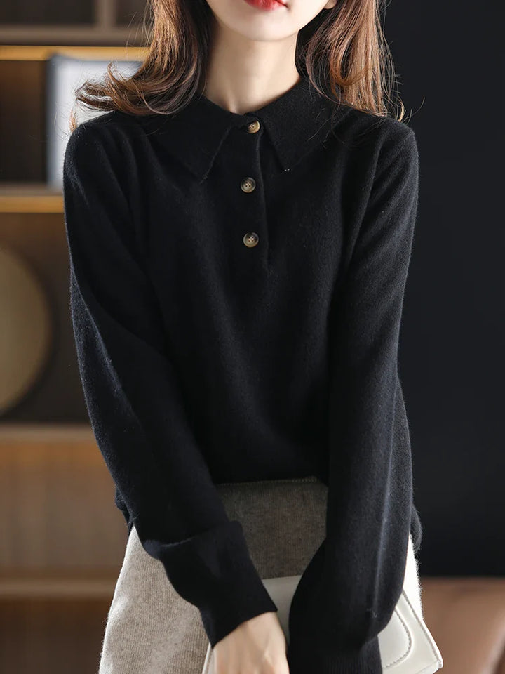 Ivy Manhattan | Madison Polo Wool Sweater