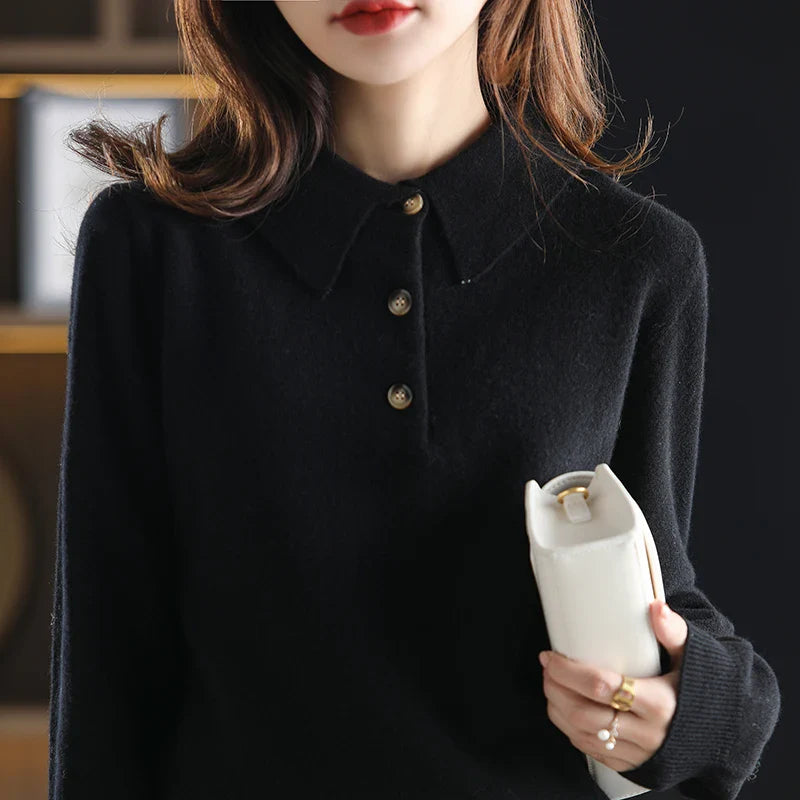 Ivy Manhattan | Madison Polo Wool Sweater