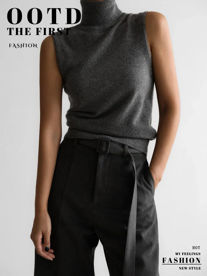 Ivy Manhattan | Marenton High Neck Vest