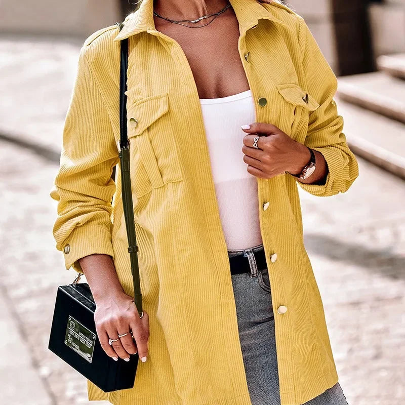 Indira | Elegant Corduroy Jacket for Women