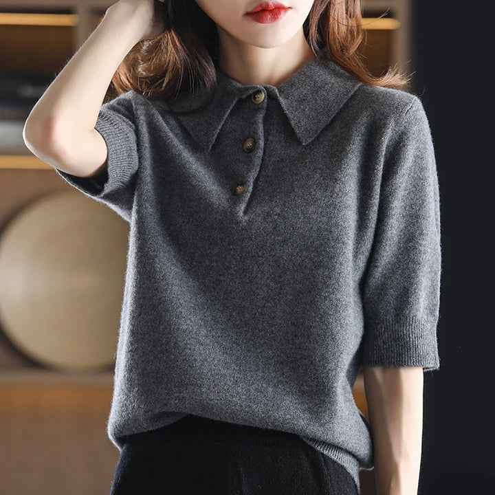 Ivy Manhattan | Madison Polo Wool Sweater
