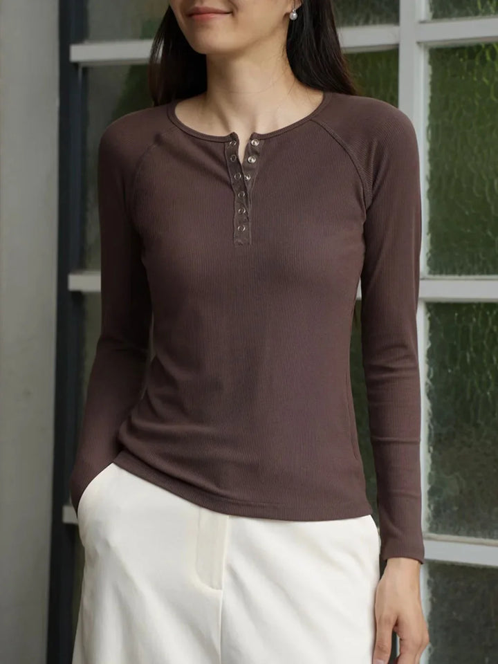 Ivy Manhattan | Button Top