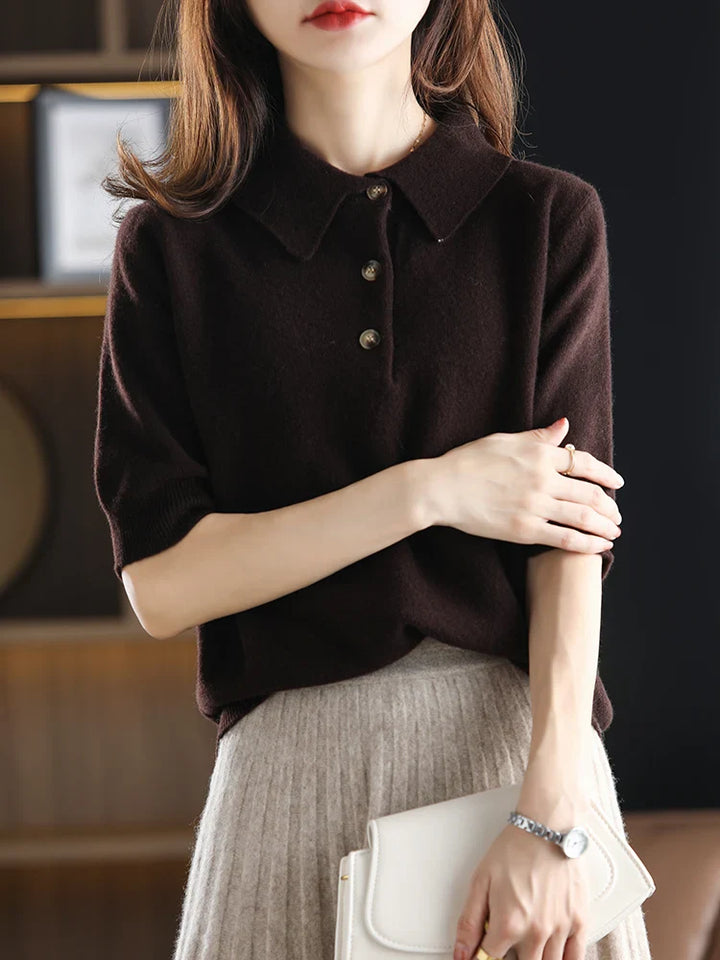 Ivy Manhattan | Madison Polo Wool Sweater