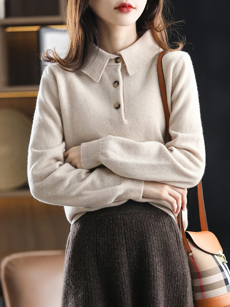 Ivy Manhattan | Madison Polo Wool Sweater