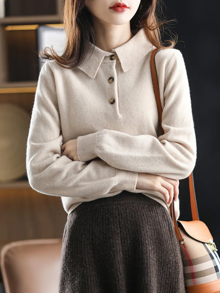 Ivy Manhattan | Madison Polo Wool Sweater