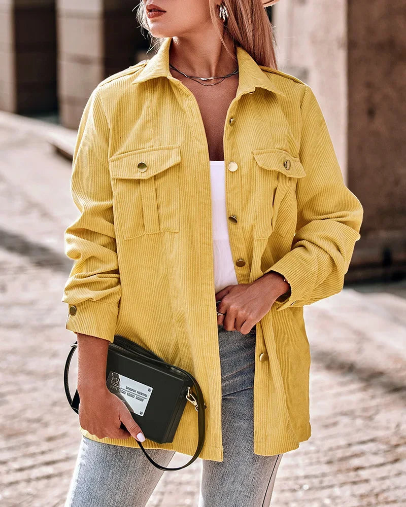 Indira | Elegant Corduroy Jacket for Women