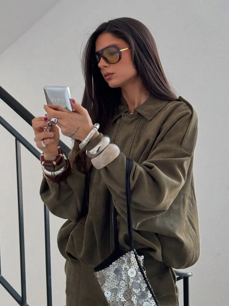 Malia | Stylish Green Transition Jacket for Women