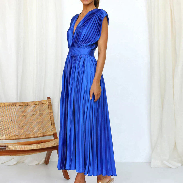 Ivy Manhattan | Denise Elegant Pleated Dresses