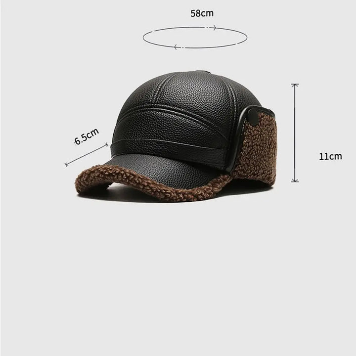 Winter Cap with Adjustable Ear Flaps for Men | Ideal for Outdoor Activities