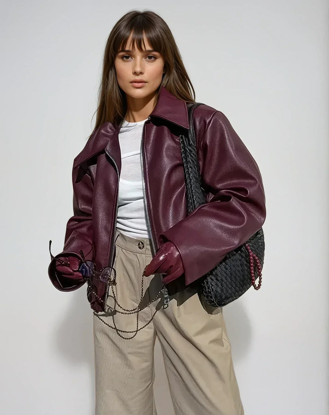 Esme | Vintage Red Jacket for Women