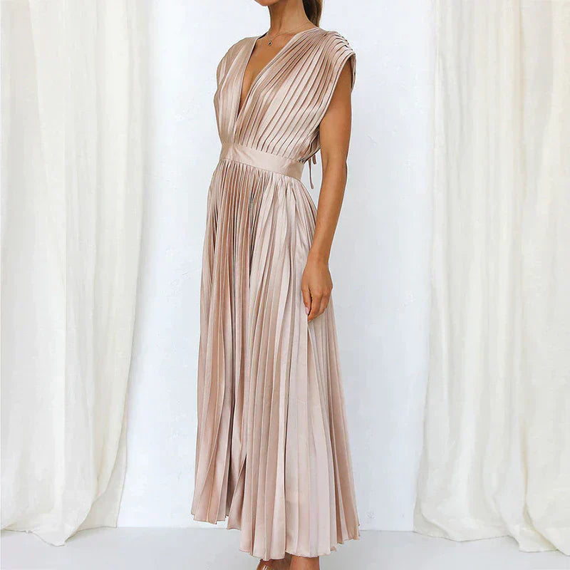 Ivy Manhattan | Denise Elegant Pleated Dresses