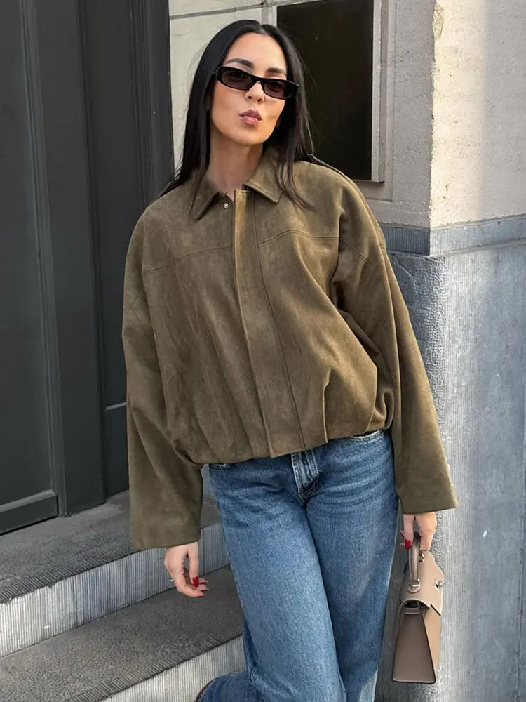 Malia | Stylish Green Transition Jacket for Women