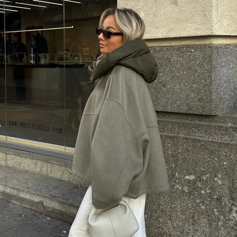 Cassia | Elegant Hooded Jacket for Women