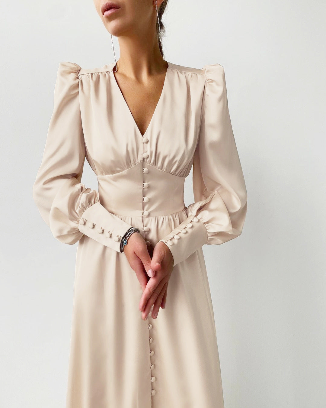 Ivy Manhattan | Arya Elegant Satin Dress