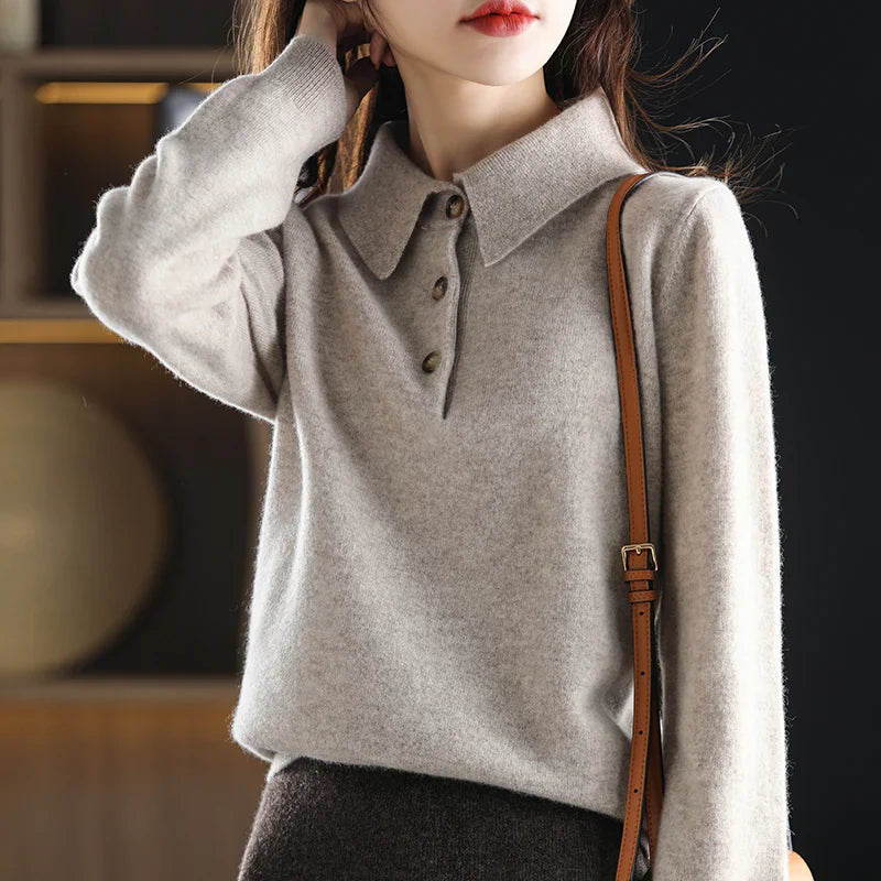 Ivy Manhattan | Madison Polo Wool Sweater