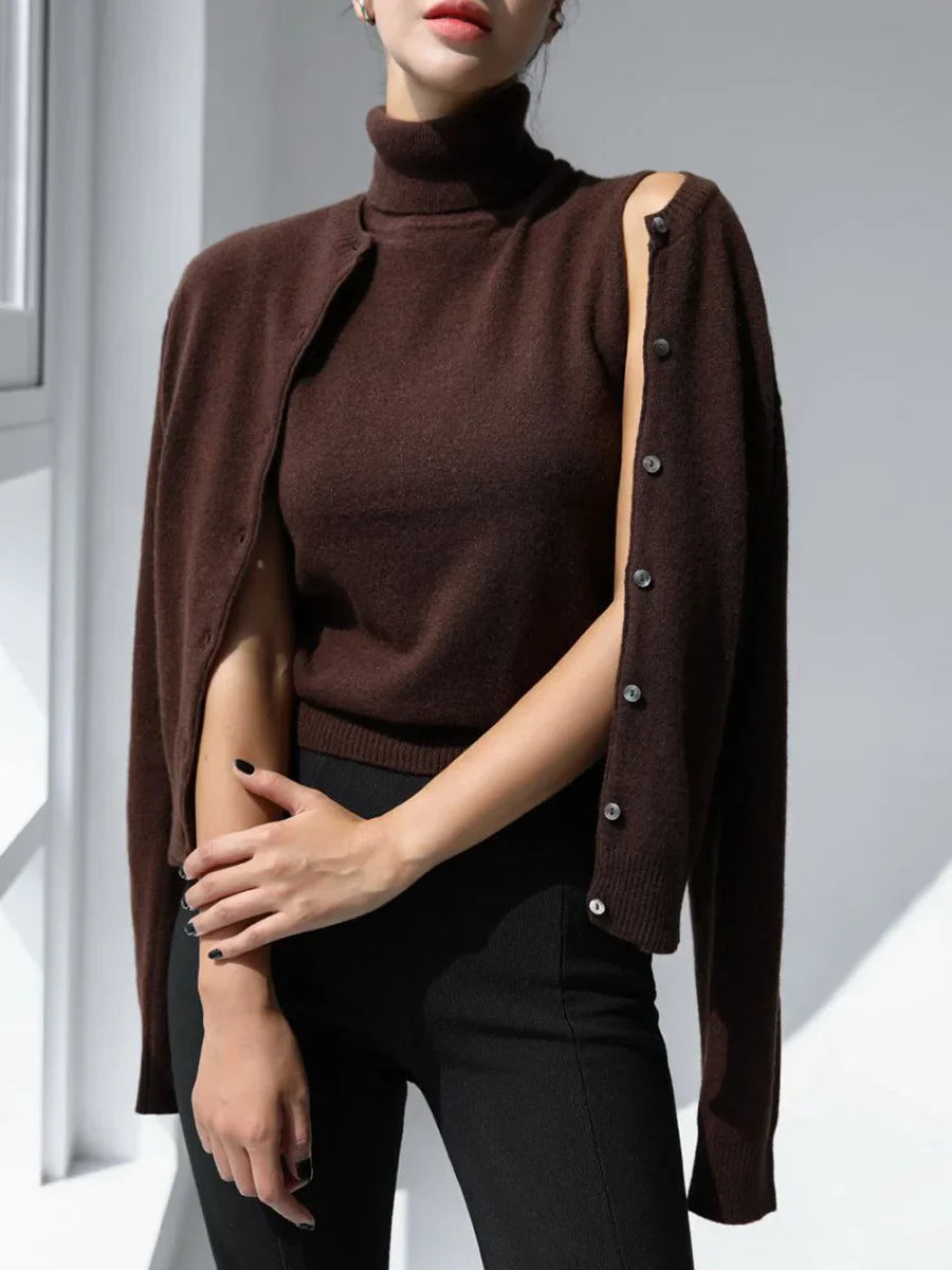 Ivy Manhattan | Marenton High Neck Vest
