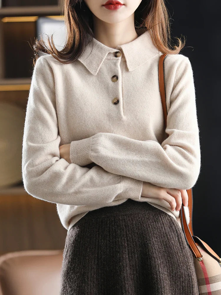 Ivy Manhattan | Madison Polo Wool Sweater