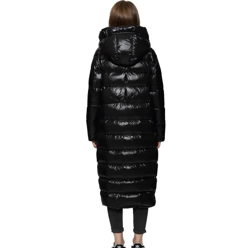 Elouane | Elegant Long Down Jacket for Women