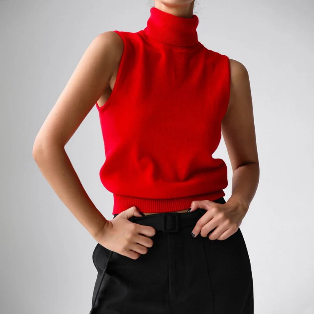 Ivy Manhattan | Marenton High Neck Vest