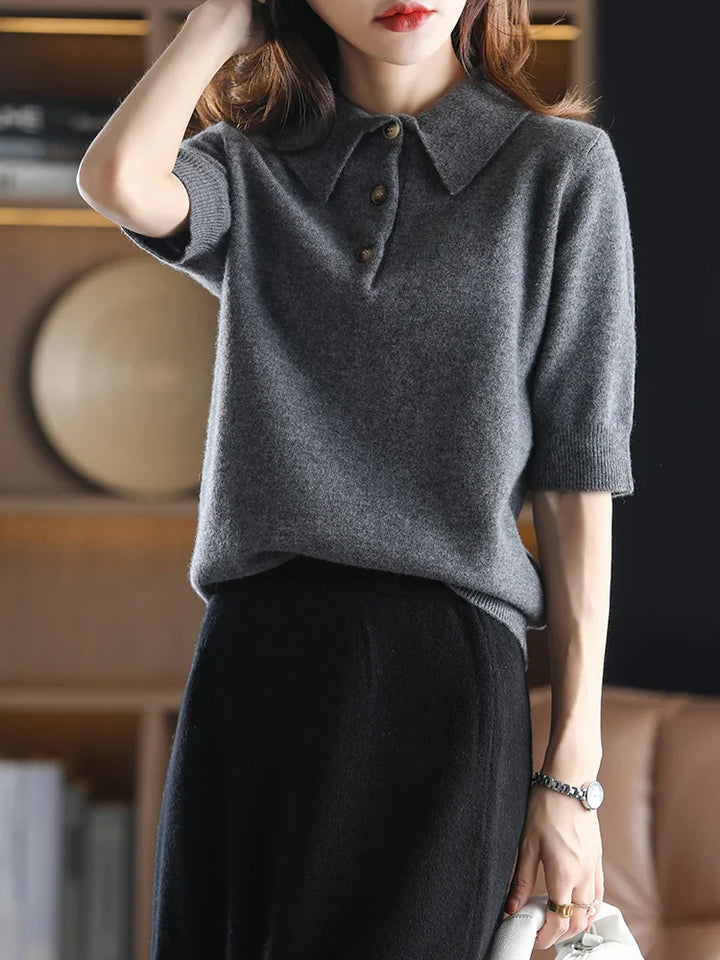 Ivy Manhattan | Madison Polo Wool Sweater