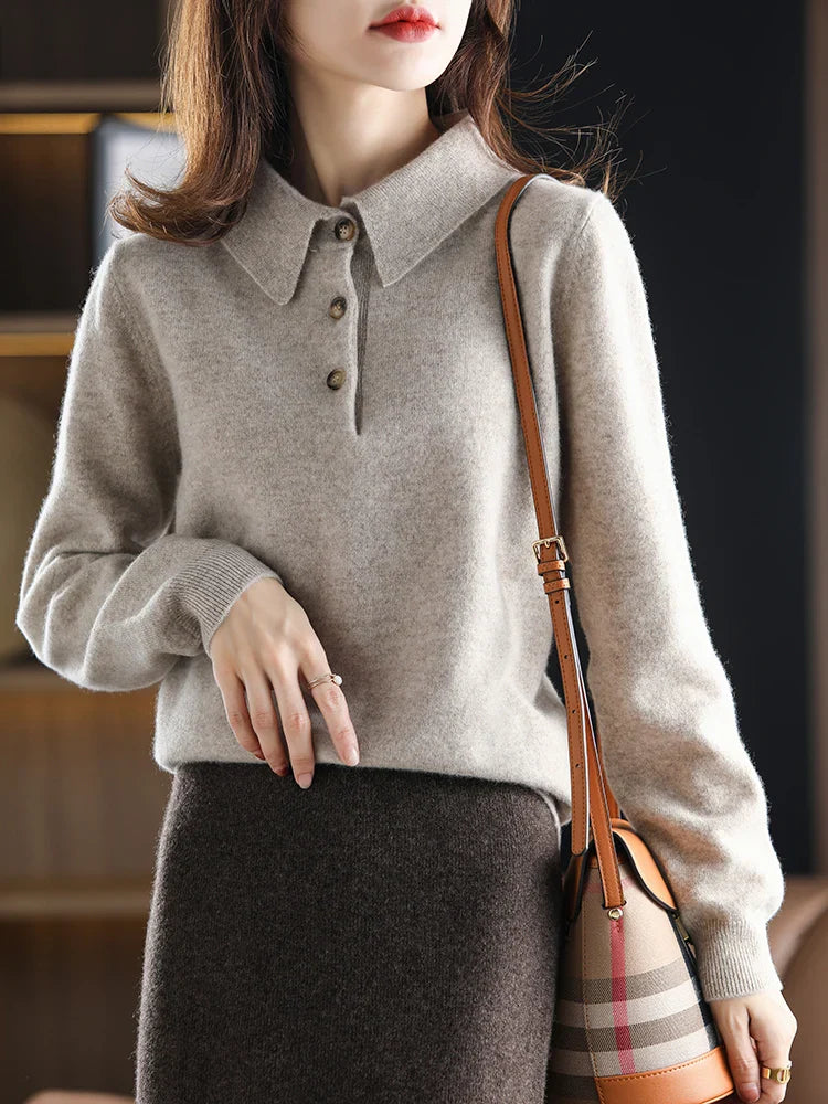 Ivy Manhattan | Madison Polo Wool Sweater