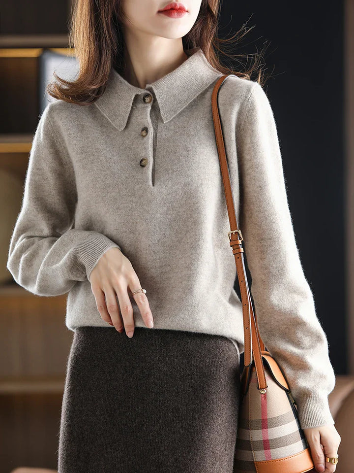 Ivy Manhattan | Madison Polo Wool Sweater