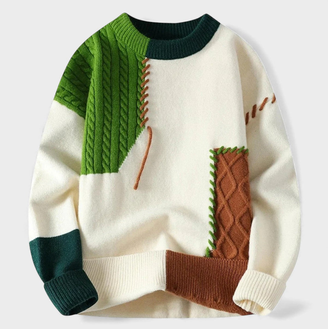Ivy Manhattan | Patchwork Sweater
