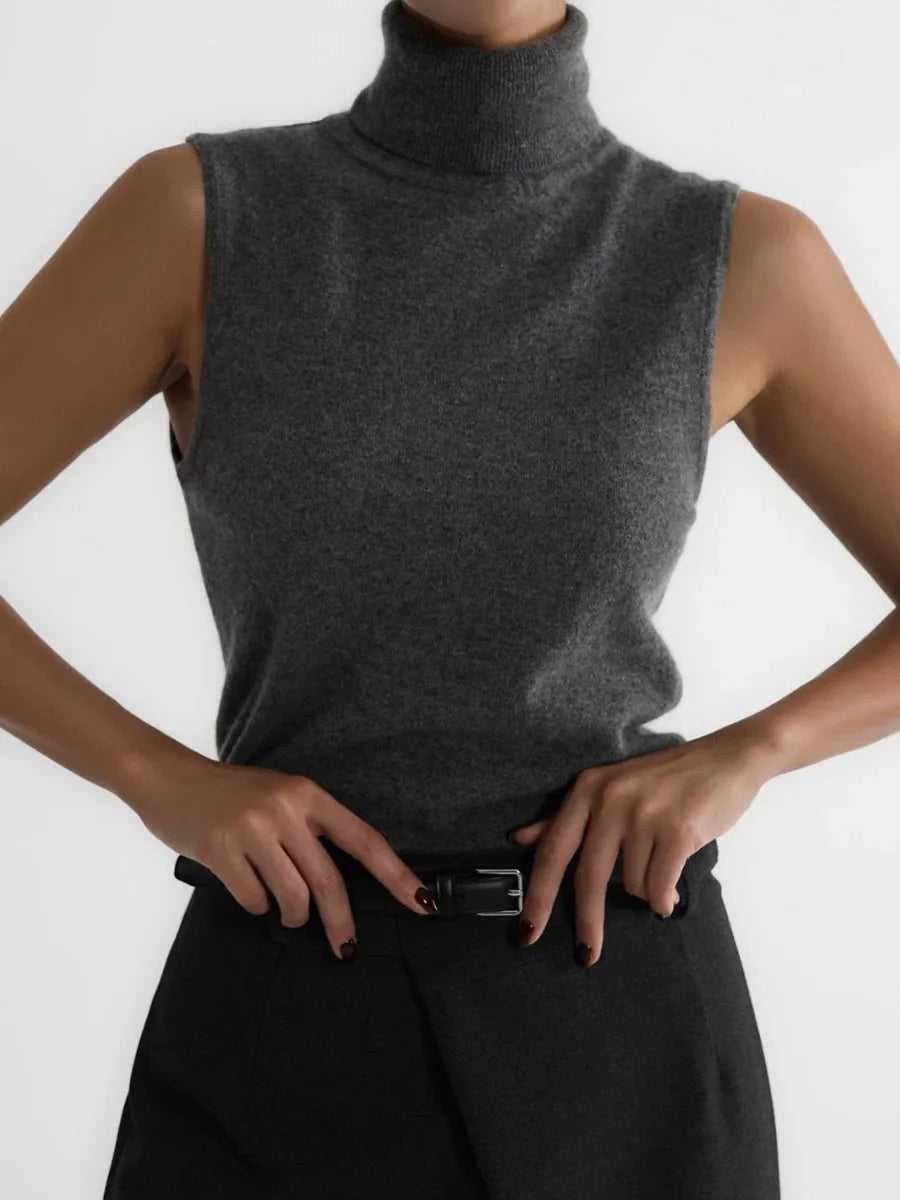 Ivy Manhattan | Marenton High Neck Vest