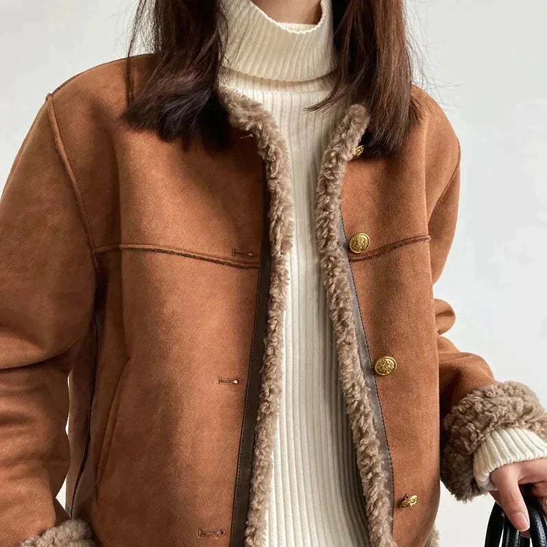 Ivy Manhattan | Rosalind Luxurious Suede Jacket