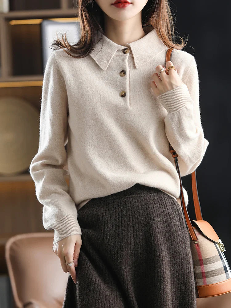 Ivy Manhattan | Madison Polo Wool Sweater