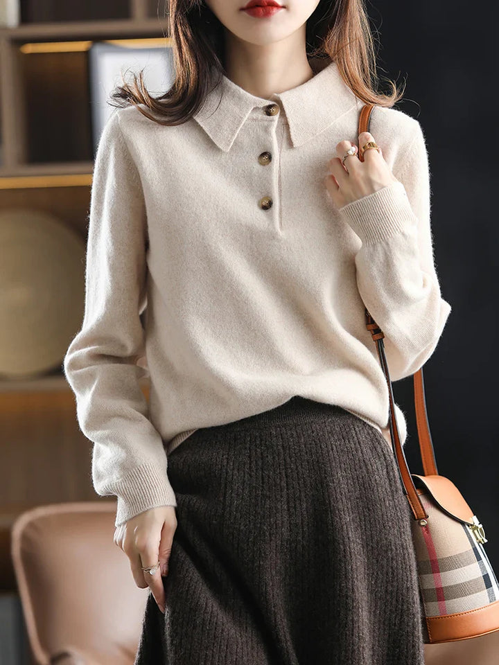 Ivy Manhattan | Madison Polo Wool Sweater