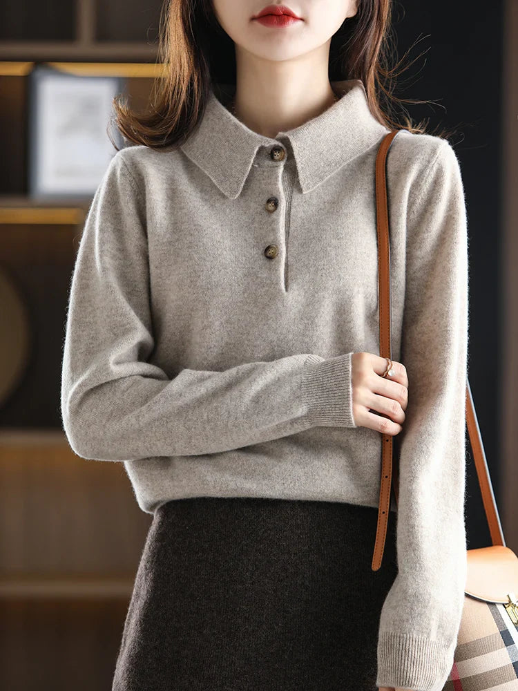 Ivy Manhattan | Madison Polo Wool Sweater