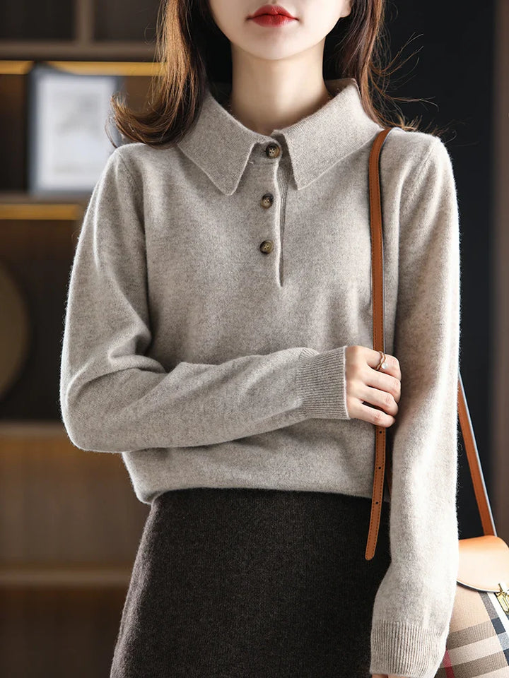 Ivy Manhattan | Madison Polo Wool Sweater